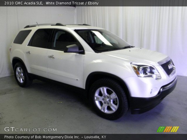 2010 GMC Acadia SLE in White Diamond Tricoat