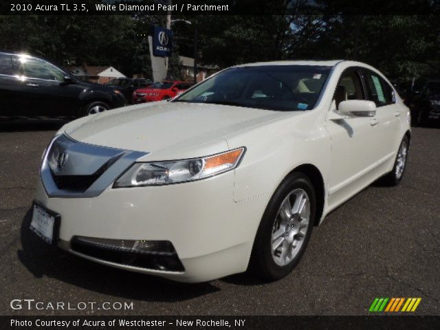2010 Acura TL 3.5 in White Diamond Pearl