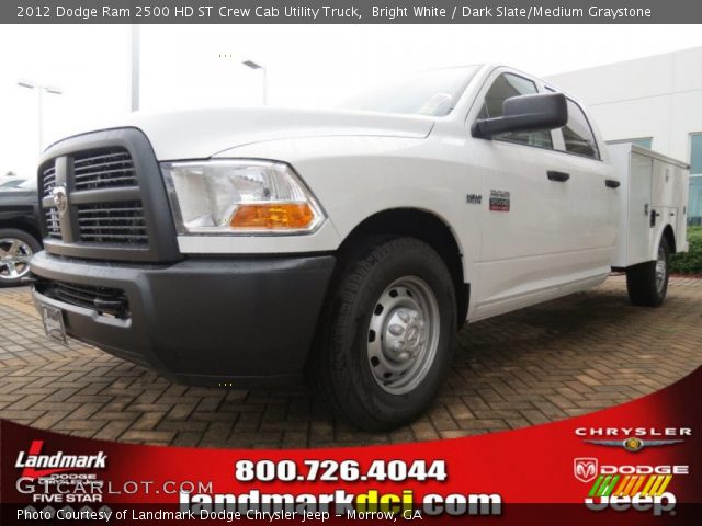 2012 Dodge Ram 2500 HD ST Crew Cab Utility Truck in Bright White