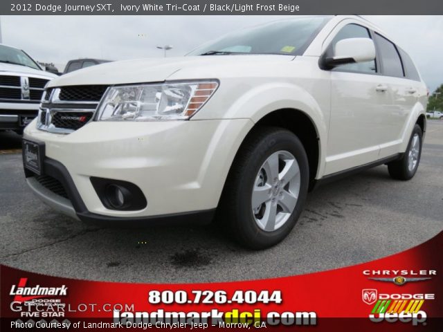 2012 Dodge Journey SXT in Ivory White Tri-Coat