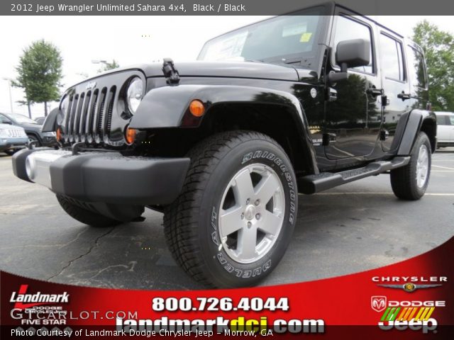 2012 Jeep Wrangler Unlimited Sahara 4x4 in Black