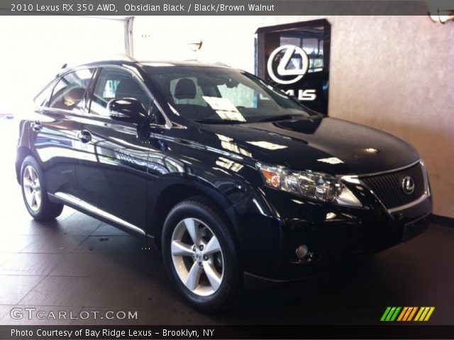 2010 Lexus RX 350 AWD in Obsidian Black