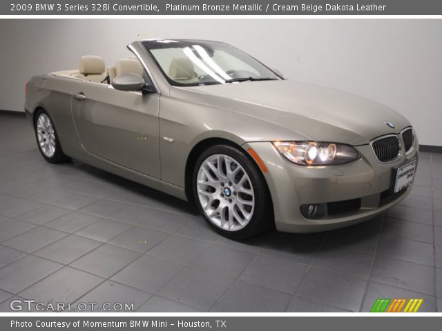 2009 BMW 3 Series 328i Convertible in Platinum Bronze Metallic