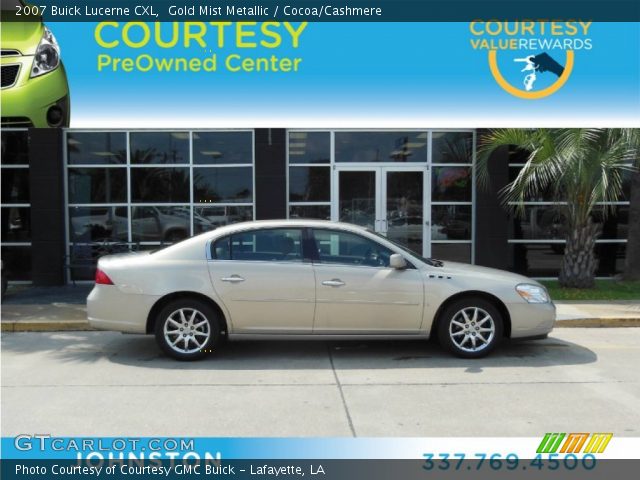 2007 Buick Lucerne CXL in Gold Mist Metallic