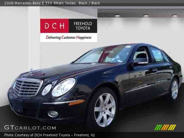 2008 Mercedes-Benz E 350 4Matic Sedan in Black