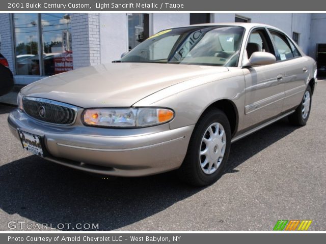 2001 Buick Century Custom in Light Sandrift Metallic