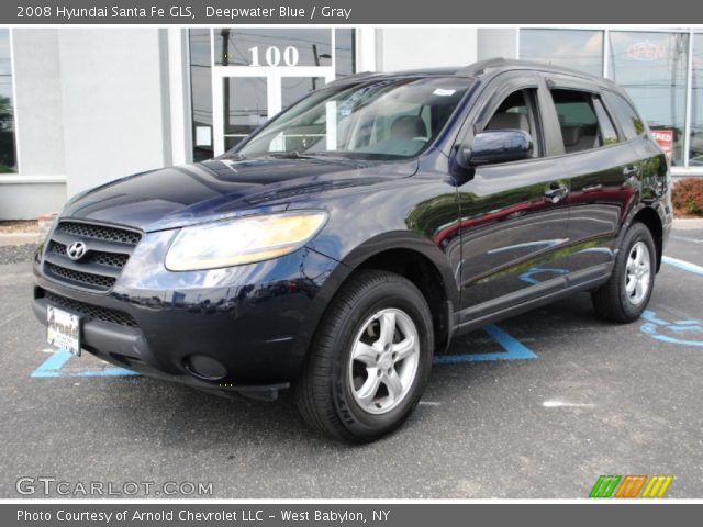 2008 Hyundai Santa Fe GLS in Deepwater Blue