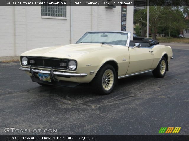 1968 Chevrolet Camaro Convertible in Butternut Yellow