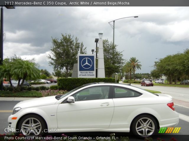 2012 Mercedes-Benz C 350 Coupe in Arctic White