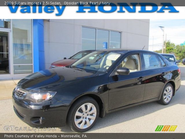 2009 Subaru Impreza 2.5i Sedan in Obsidian Black Pearl