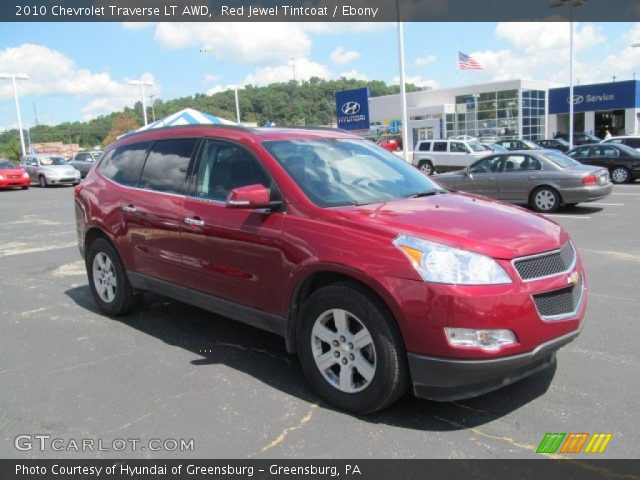 2010 Chevrolet Traverse LT AWD in Red Jewel Tintcoat