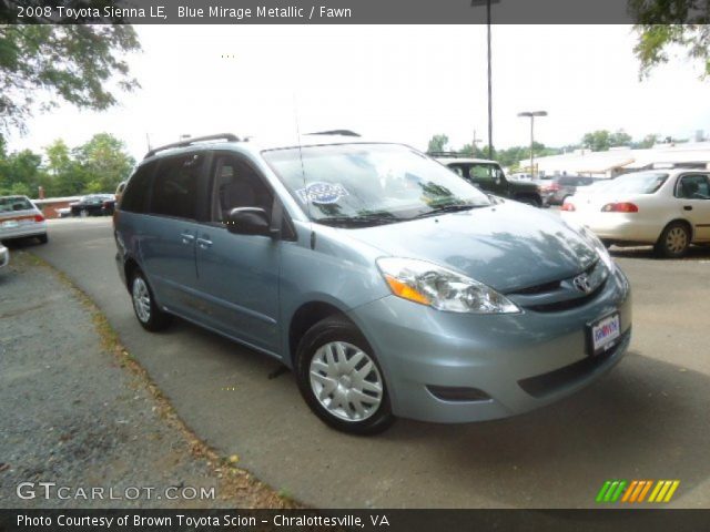2008 Toyota Sienna LE in Blue Mirage Metallic