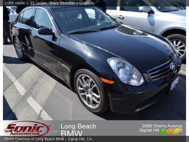 2006 Infiniti G 35 Sedan in Black Obsidian