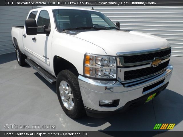 2011 Chevrolet Silverado 3500HD LT Crew Cab 4x4 in Summit White