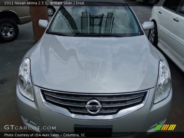 2011 Nissan Altima 2.5 S in Brilliant Silver