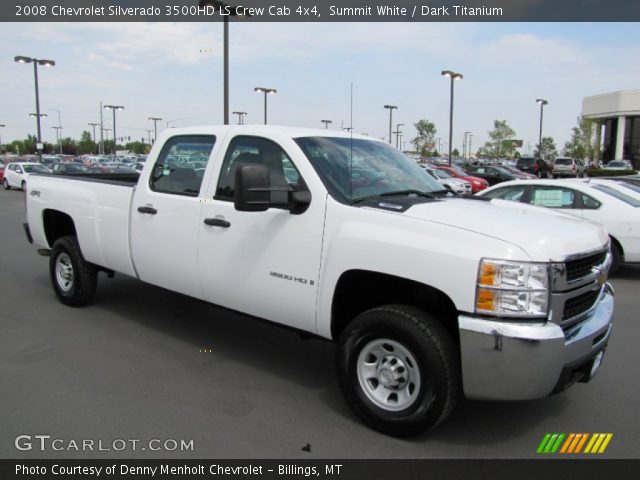 2008 Chevrolet Silverado 3500HD LS Crew Cab 4x4 in Summit White