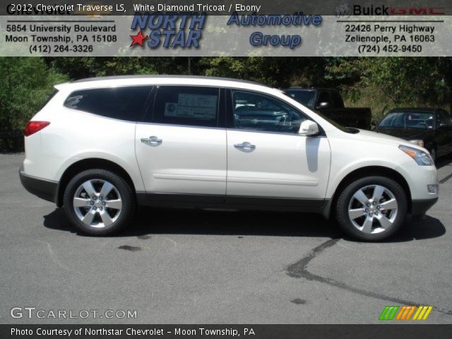 2012 Chevrolet Traverse LS in White Diamond Tricoat
