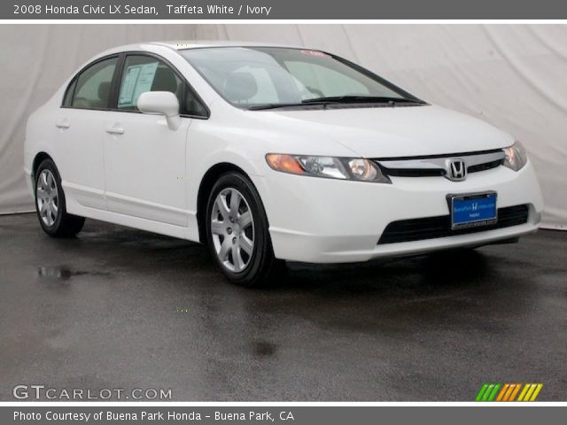 2008 Honda Civic LX Sedan in Taffeta White