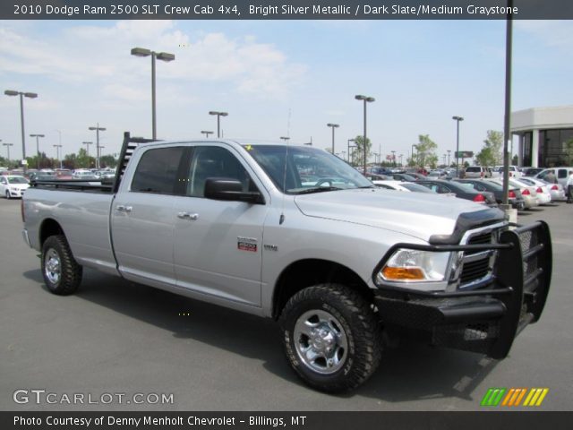 2010 Dodge Ram 2500 SLT Crew Cab 4x4 in Bright Silver Metallic