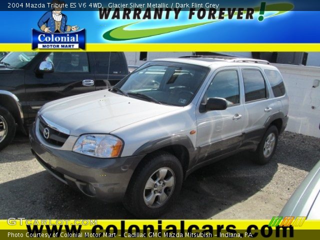 2004 Mazda Tribute ES V6 4WD in Glacier Silver Metallic