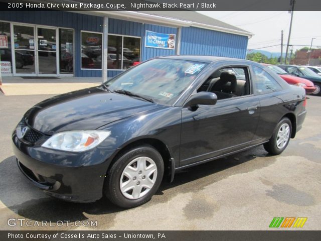 2005 Honda Civic Value Package Coupe in Nighthawk Black Pearl