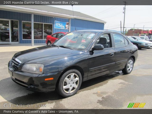 2005 Hyundai Elantra GLS Sedan in Moonlit Blue