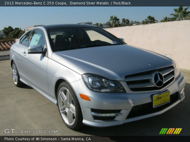 2013 Mercedes-Benz C 350 Coupe in Diamond Silver Metallic