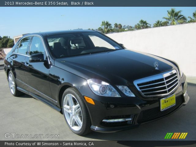 2013 Mercedes-Benz E 350 Sedan in Black