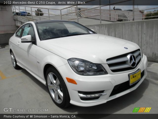 2012 Mercedes-Benz C 250 Coupe in Arctic White