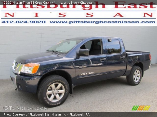 2009 Nissan Titan SE Crew Cab 4x4 in Majestic Blue