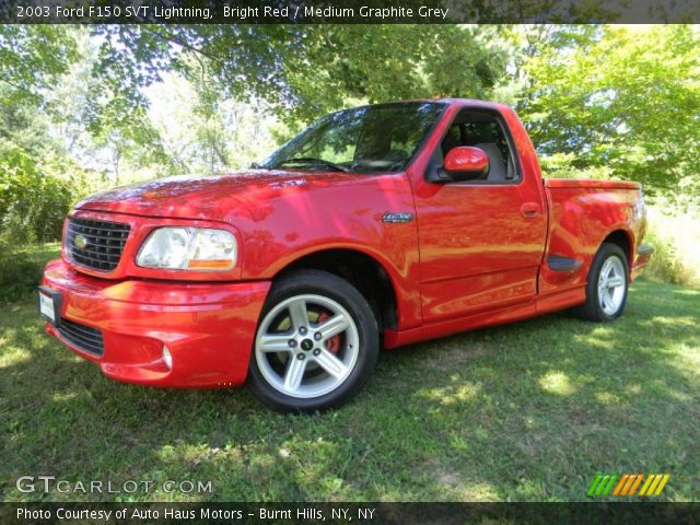 2003 Ford F150 SVT Lightning in Bright Red