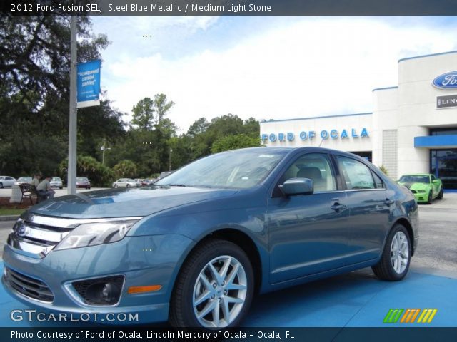 2012 Ford Fusion SEL in Steel Blue Metallic