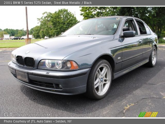 2001 BMW 5 Series 525i Sedan in Steel Blue Metallic