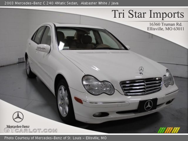 2003 Mercedes-Benz C 240 4Matic Sedan in Alabaster White