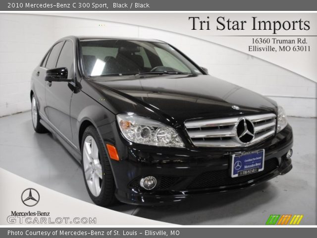 2010 Mercedes-Benz C 300 Sport in Black