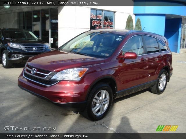 2010 Honda CR-V EX-L AWD in Tango Red Pearl