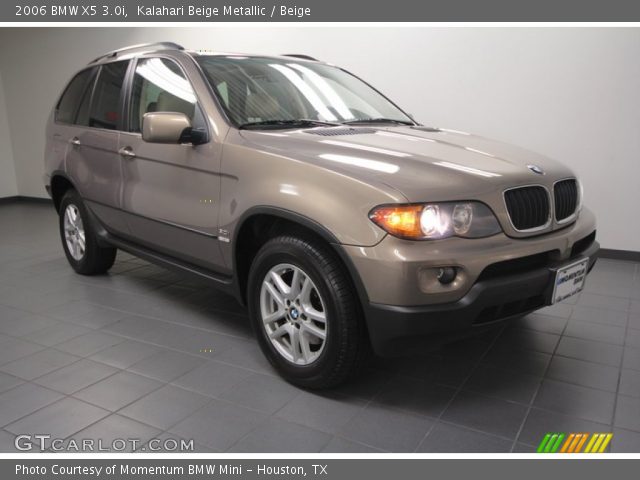 2006 BMW X5 3.0i in Kalahari Beige Metallic