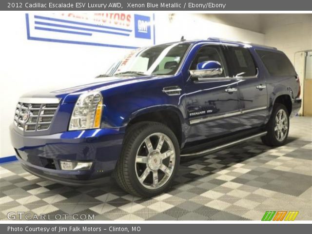 2012 Cadillac Escalade ESV Luxury AWD in Xenon Blue Metallic