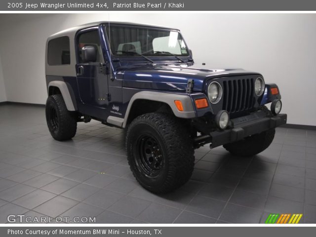 2005 Jeep Wrangler Unlimited 4x4 in Patriot Blue Pearl