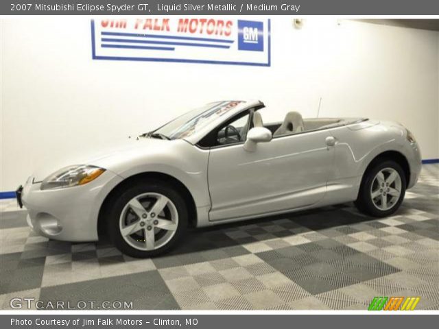 2007 Mitsubishi Eclipse Spyder GT in Liquid Silver Metallic
