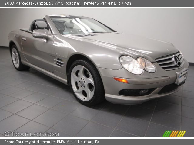 2003 Mercedes-Benz SL 55 AMG Roadster in Pewter Silver Metallic