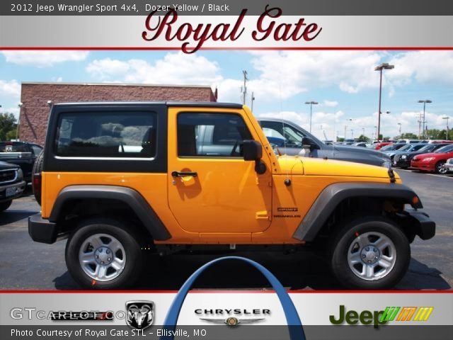 2012 Jeep Wrangler Sport 4x4 in Dozer Yellow