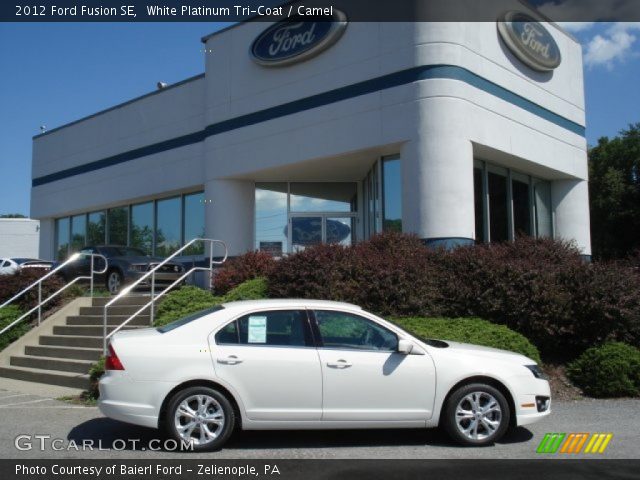 2012 Ford Fusion SE in White Platinum Tri-Coat