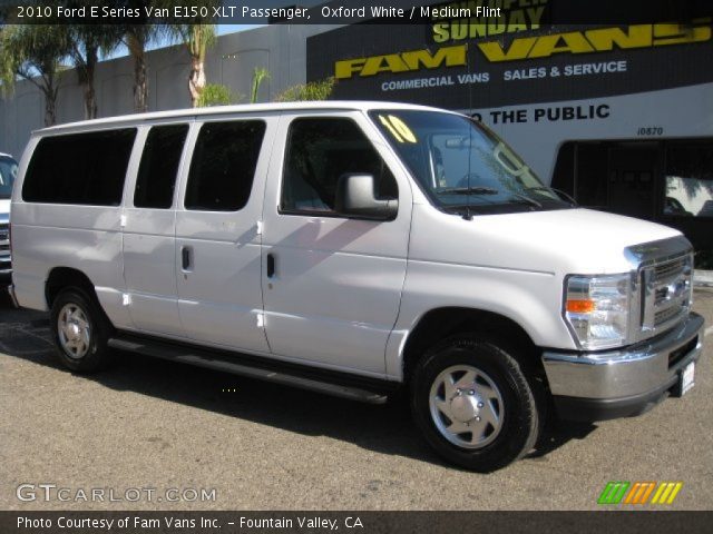 2010 Ford E Series Van E150 XLT Passenger in Oxford White
