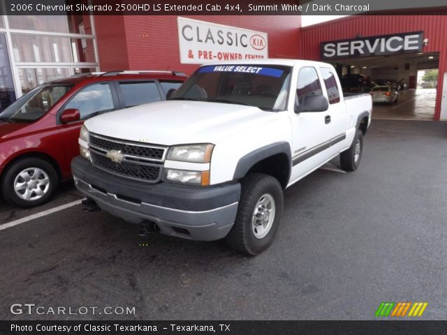 2006 Chevrolet Silverado 2500HD LS Extended Cab 4x4 in Summit White