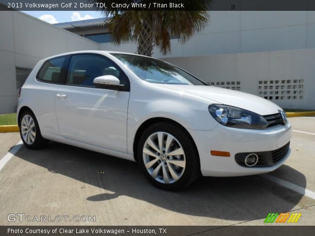 2013 Volkswagen Golf 2 Door TDI in Candy White