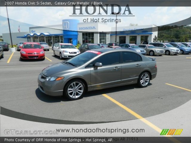 2007 Honda Civic Si Sedan in Galaxy Gray Metallic