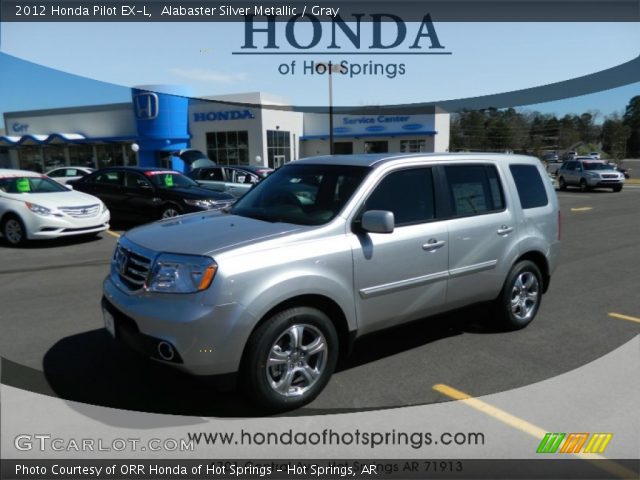 2012 Honda Pilot EX-L in Alabaster Silver Metallic