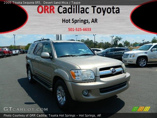 2005 Toyota Sequoia SR5 in Desert Sand Mica