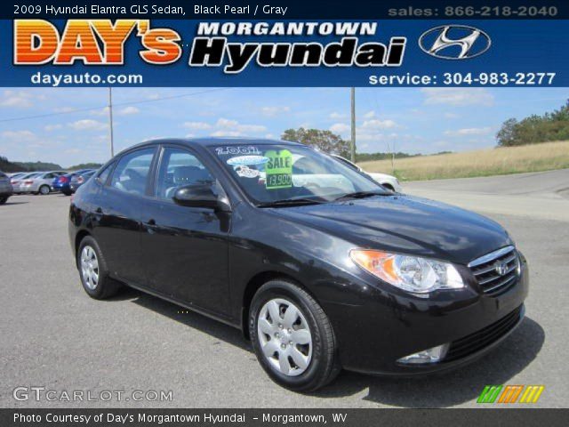 2009 Hyundai Elantra GLS Sedan in Black Pearl